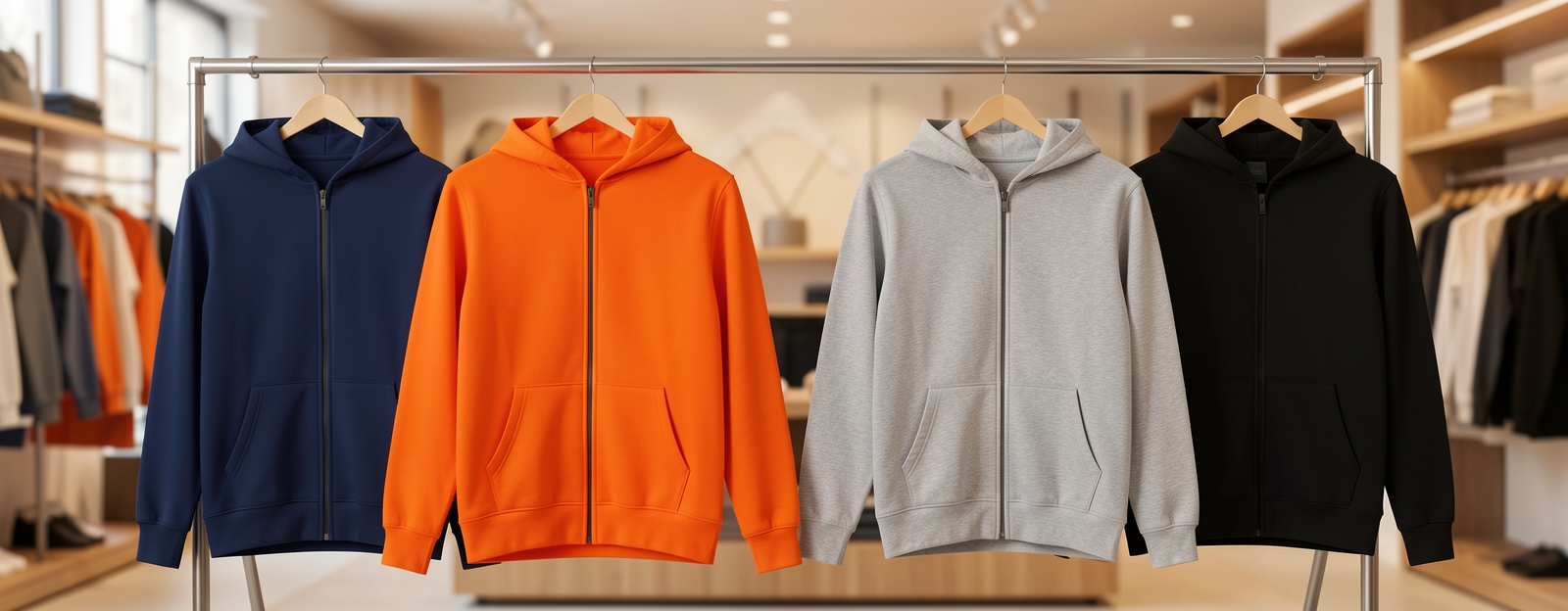 Zip hoodie