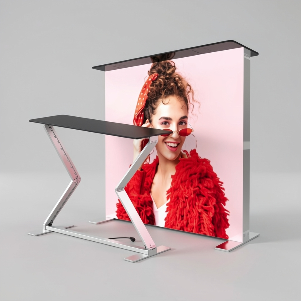 Lightbox Fold&Go Counter – sklopivi svjetleći pult
