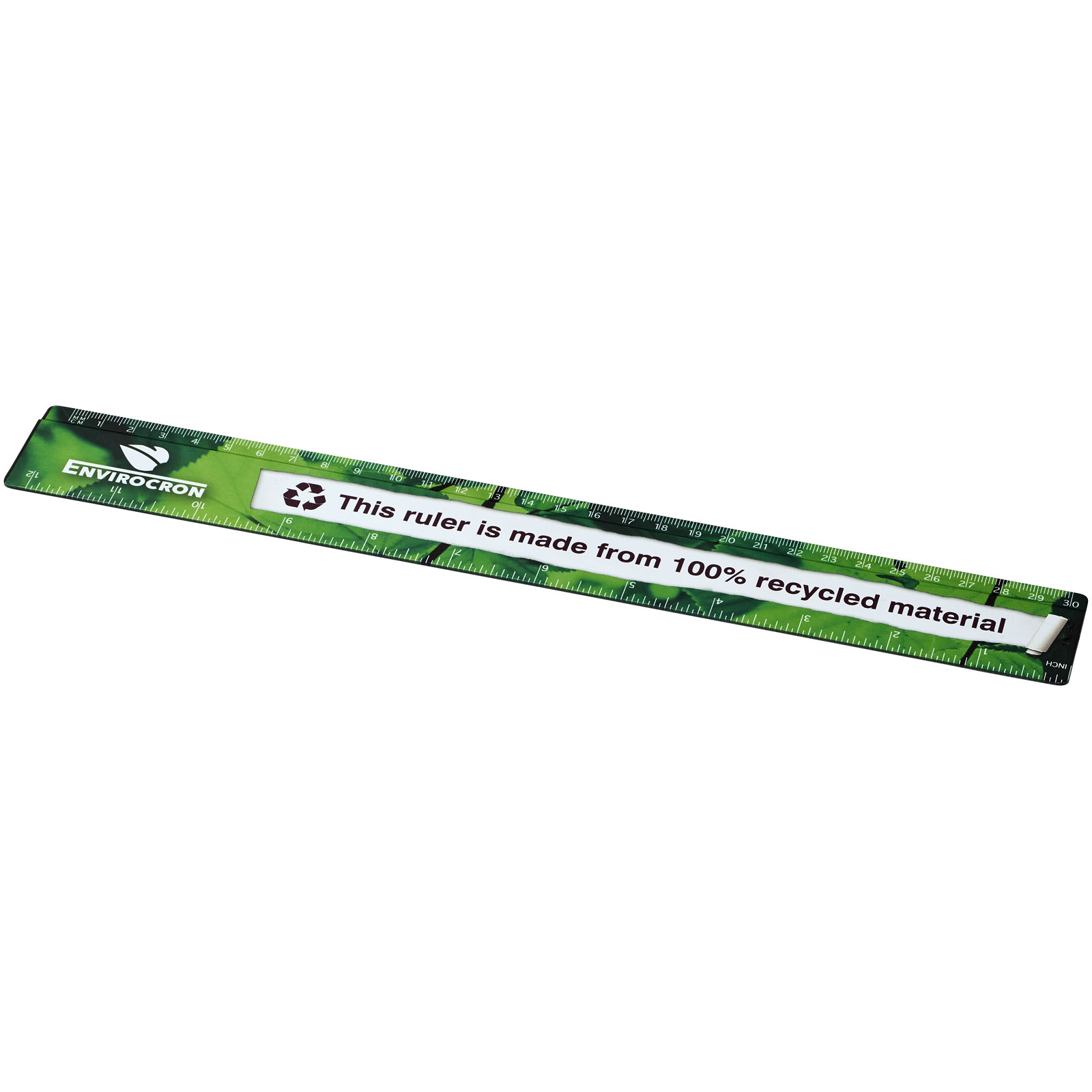 Terran ravnalo od 30 cm od 100 % reciklirane plastike