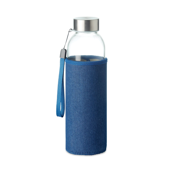 Utah Denim staklena boca s navlakom u izgledu trapera 500 ml