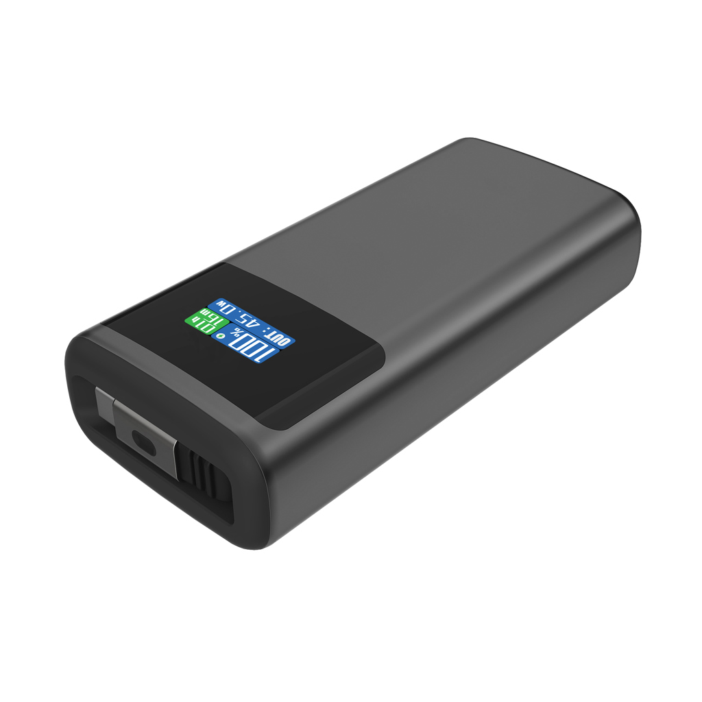 Quantum powerbank 10.000 mAh 45 W PD sa zaslonom i uvlačivim kabelom, RCS