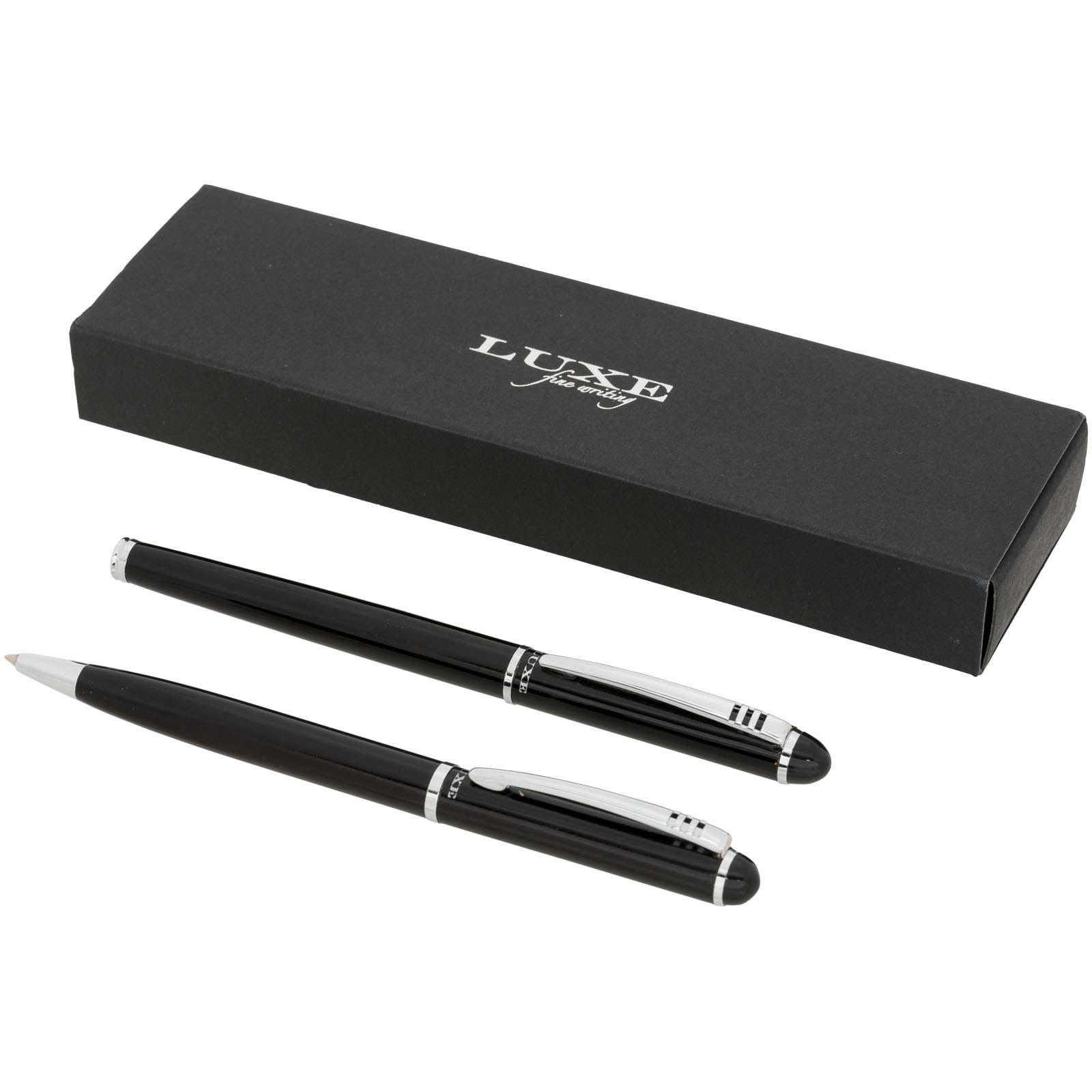 Andante Duo poklon set kemijske i roler olovke (crna tinta)