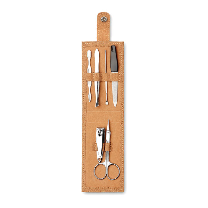 Nailkit Cork set za manikuru od 6 dijelova u plutenoj futroli
