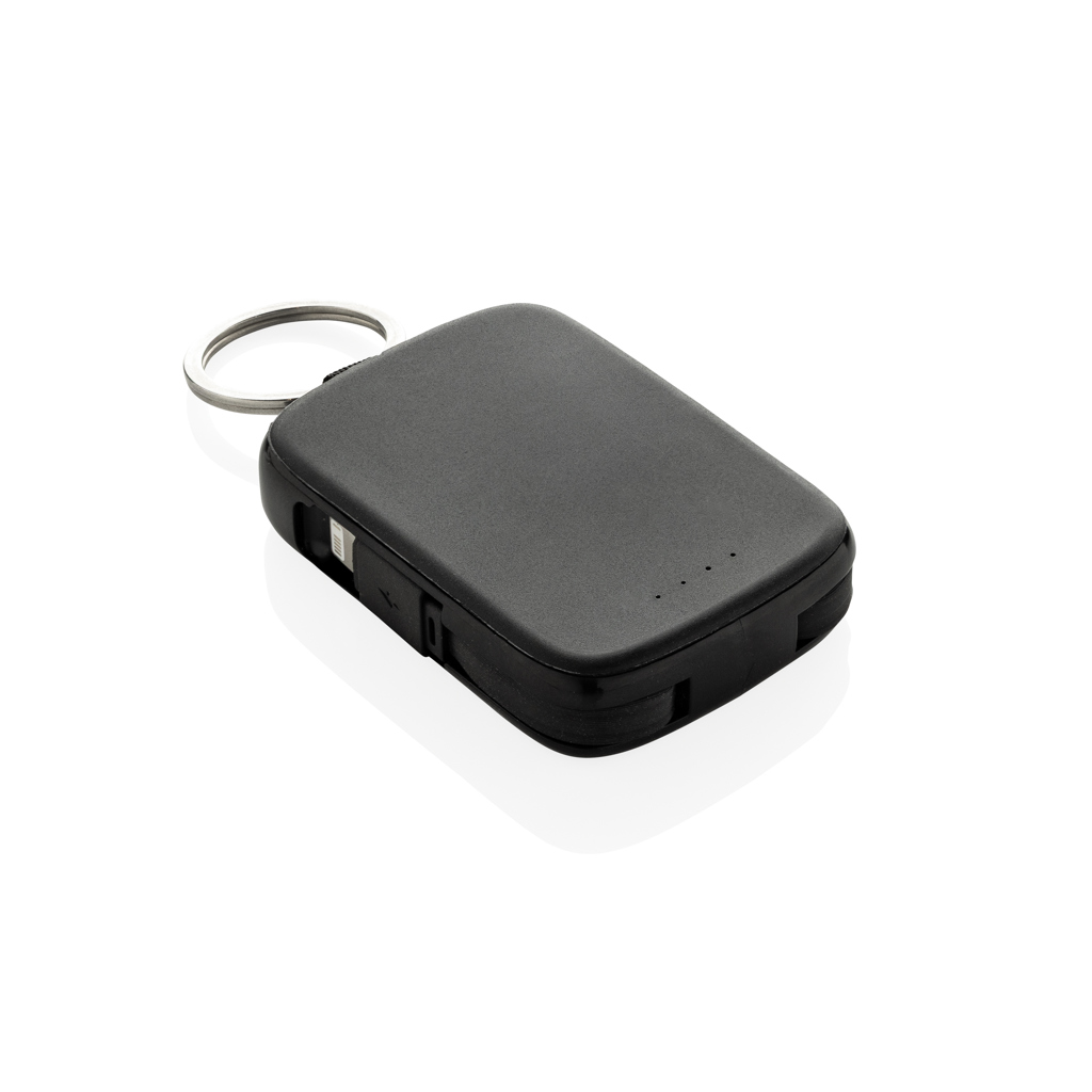 Nexo privjesak powerbank 2000 mAh s integriranim kabelima, RCS