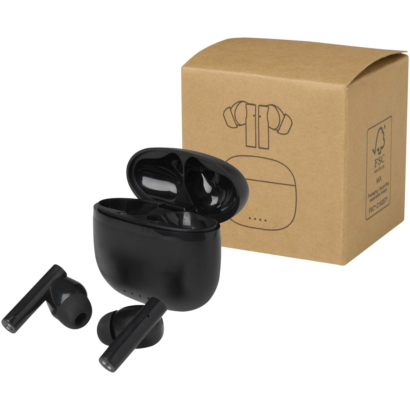 Alterf True Wireless Bluetooth slušalice od reciklirane plastike sa silikonskim nastavcima
