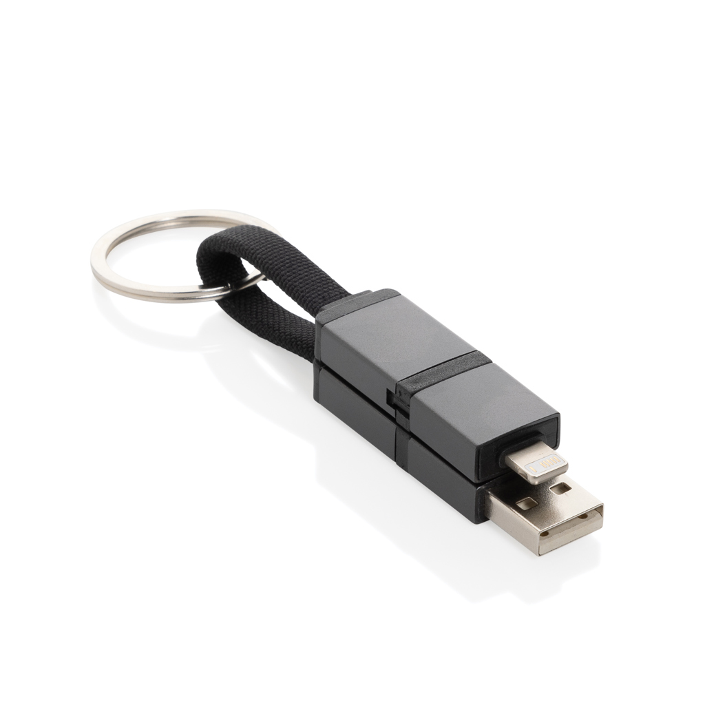 Terra kabel 4 u 1 za brzo punjenje 60 W, privjesak za ključeve