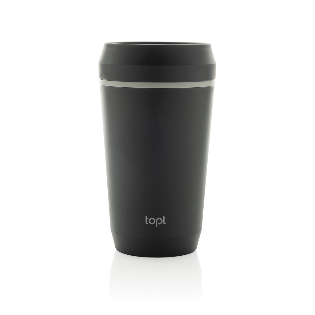 Topl To Go čaša od reciklirane plastike s patentiranim poklopcem 360°, 354 ml