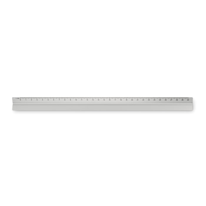 Tria trokutasto aluminijsko ravnalo za mjerila 30 cm