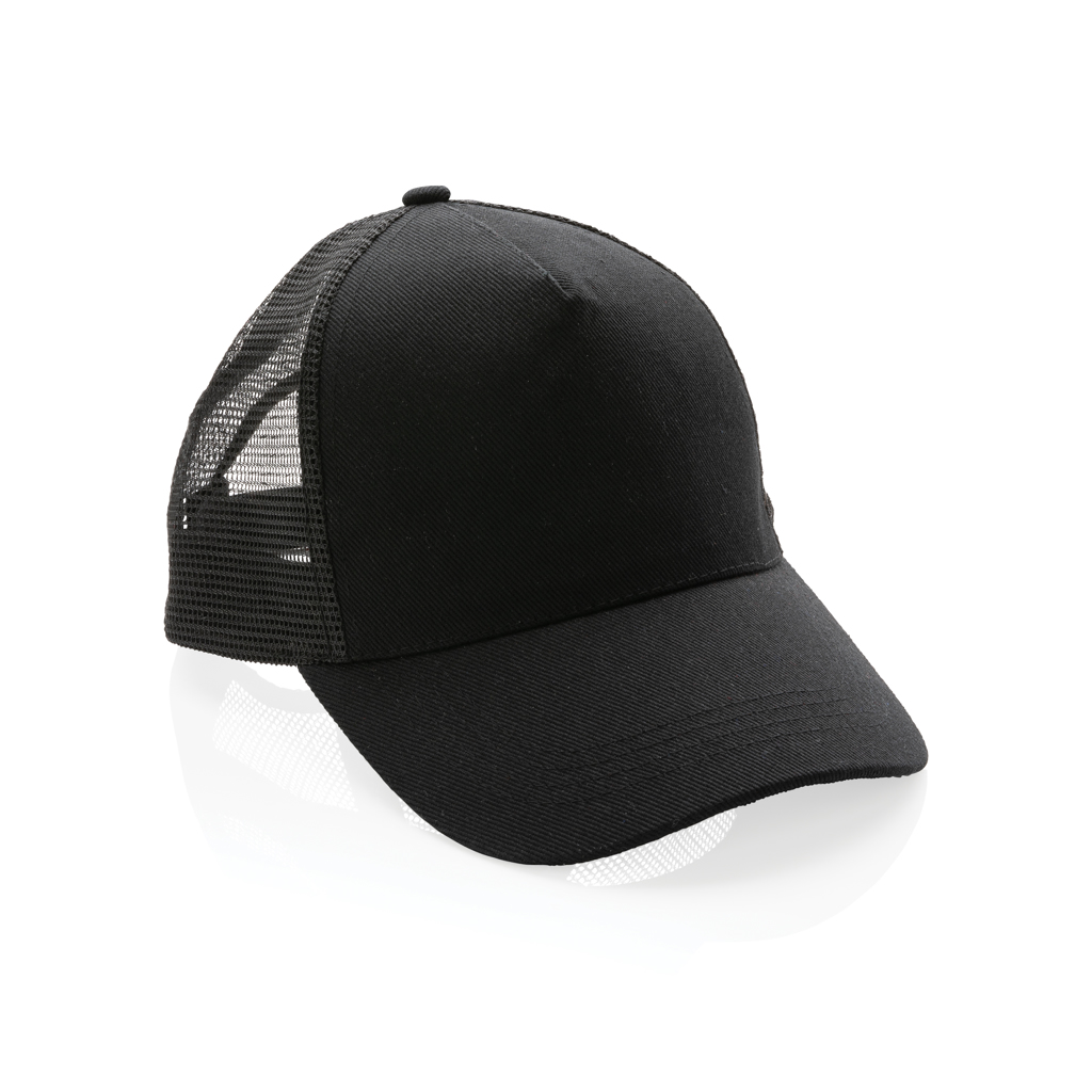 Impact AWARE™ trucker kapa od brušenog recikliranog pamuka 190 g, 5 panela
