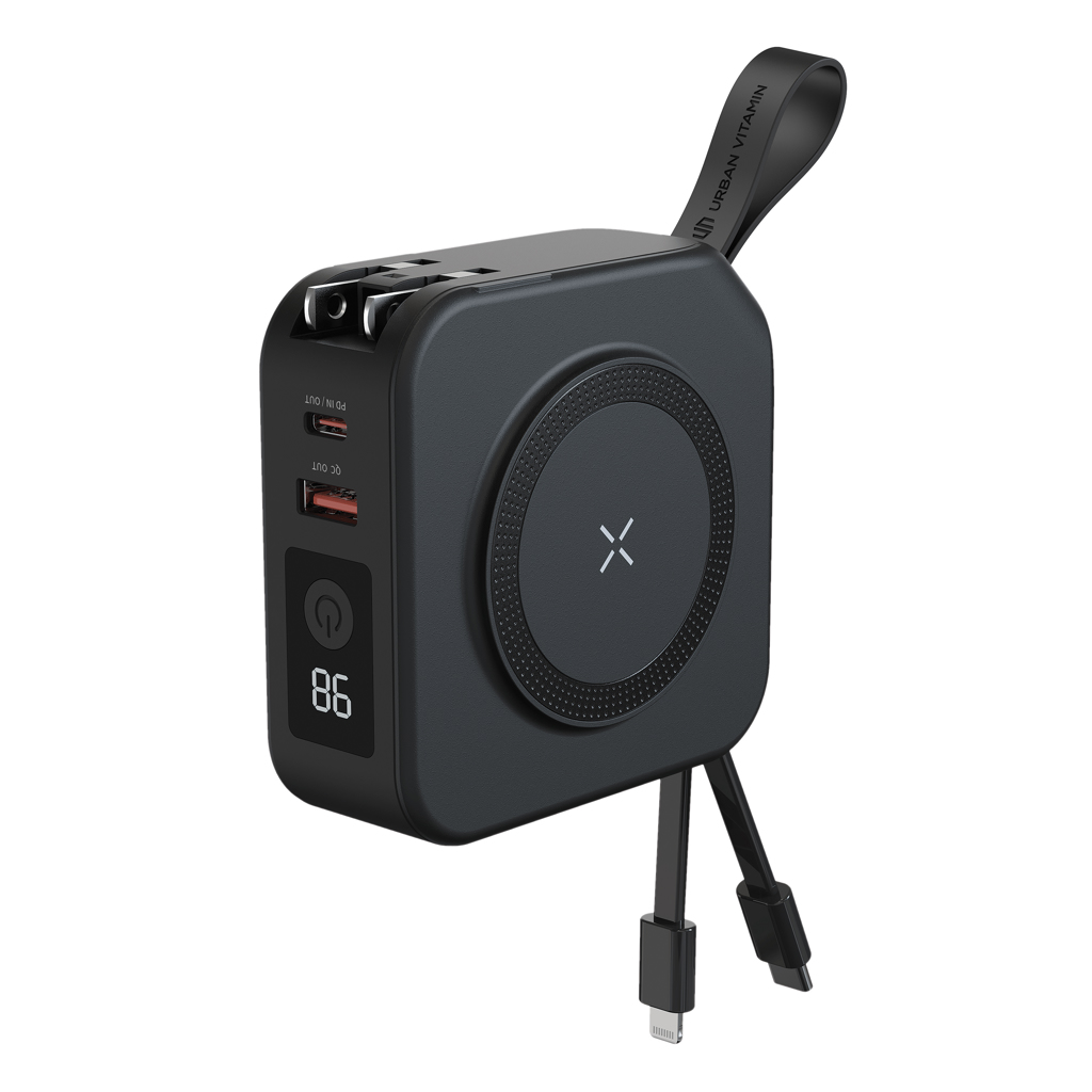 Urban Vitamin Saratoga univerzalni punjač 5 u 1 s powerbankom 10.000 mAh