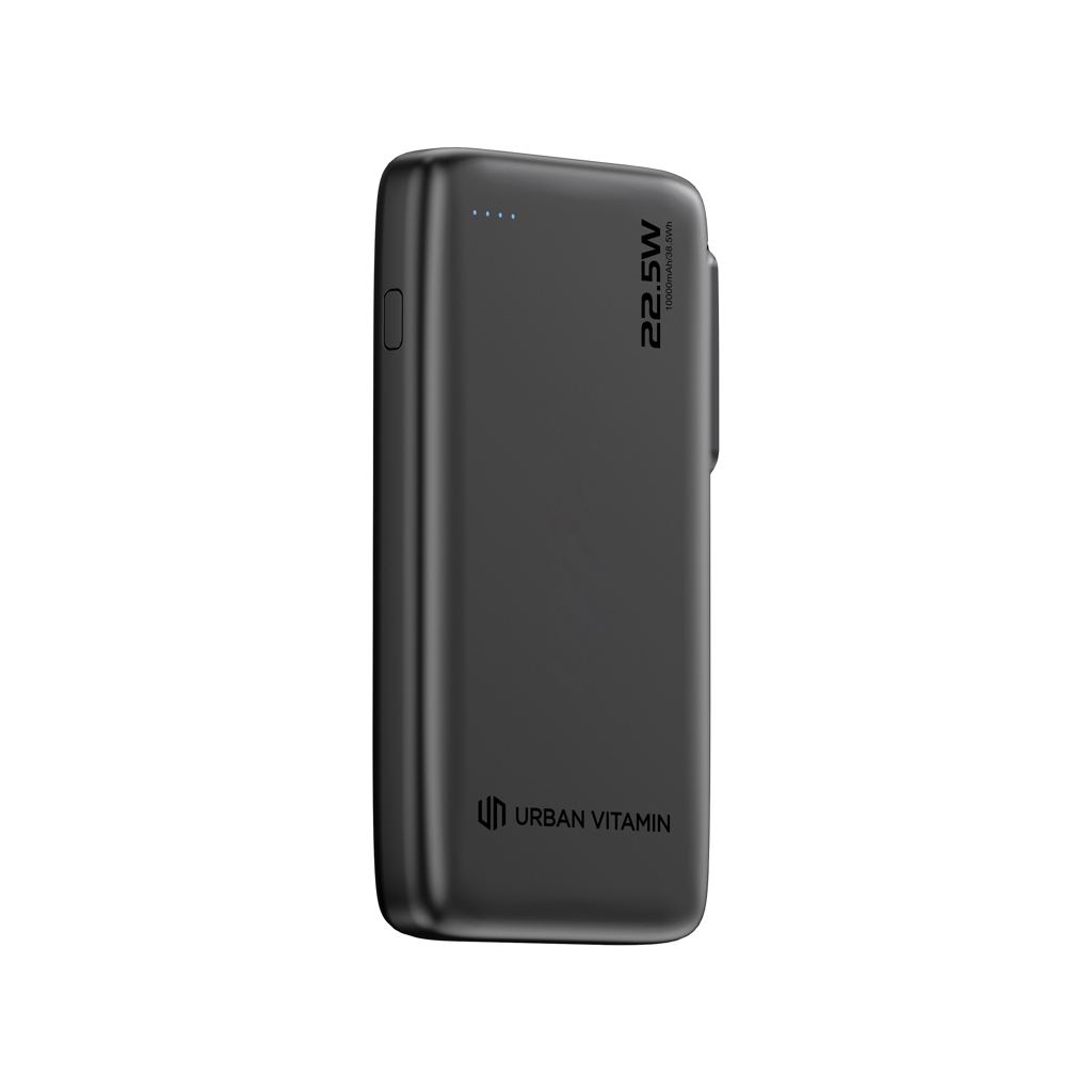 Urban Vitamin Emeryville powerbank 10.000 mAh 20 W s uvlačivim kabelom