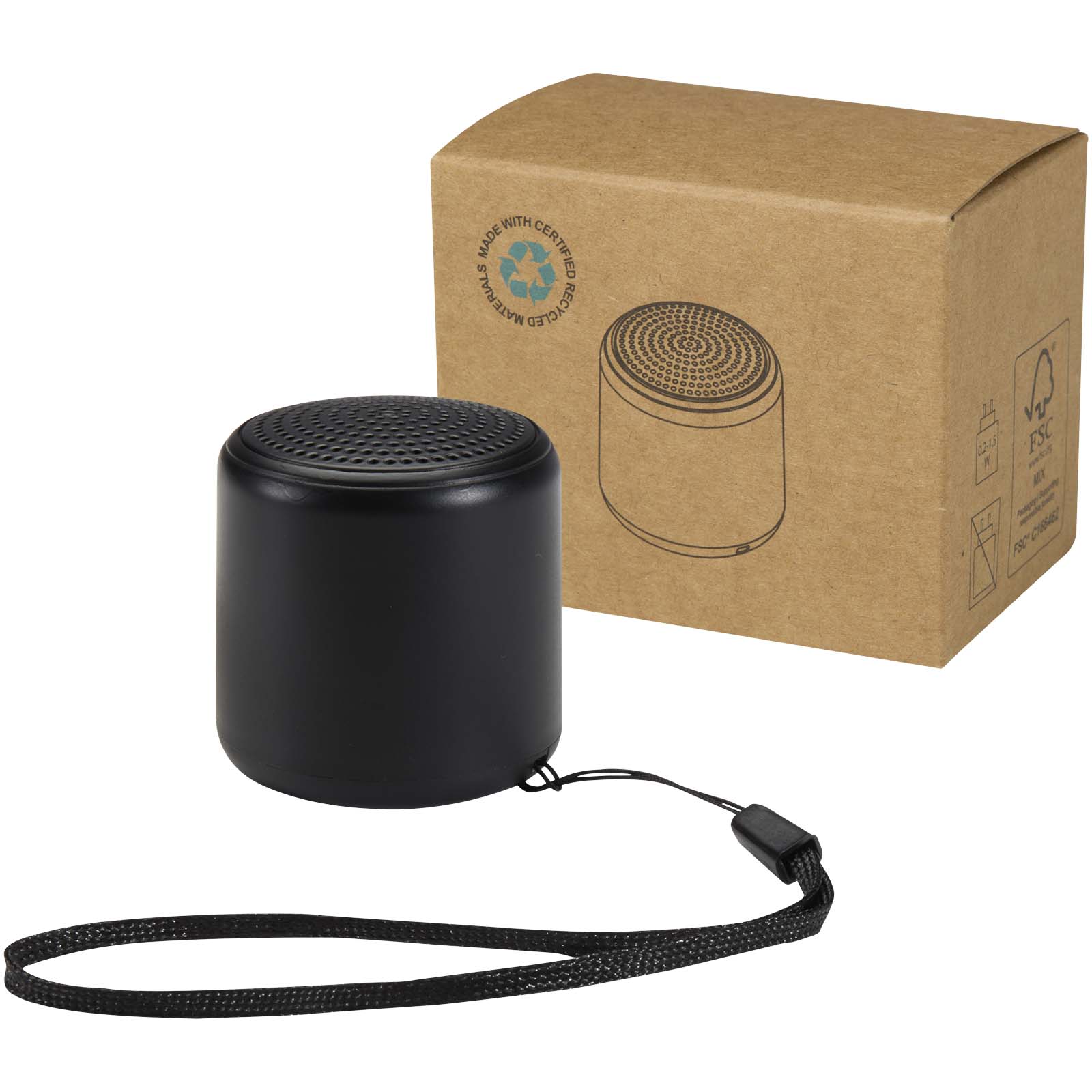 Velkis 3W bežični Bluetooth zvučnik od reciklirane plastike