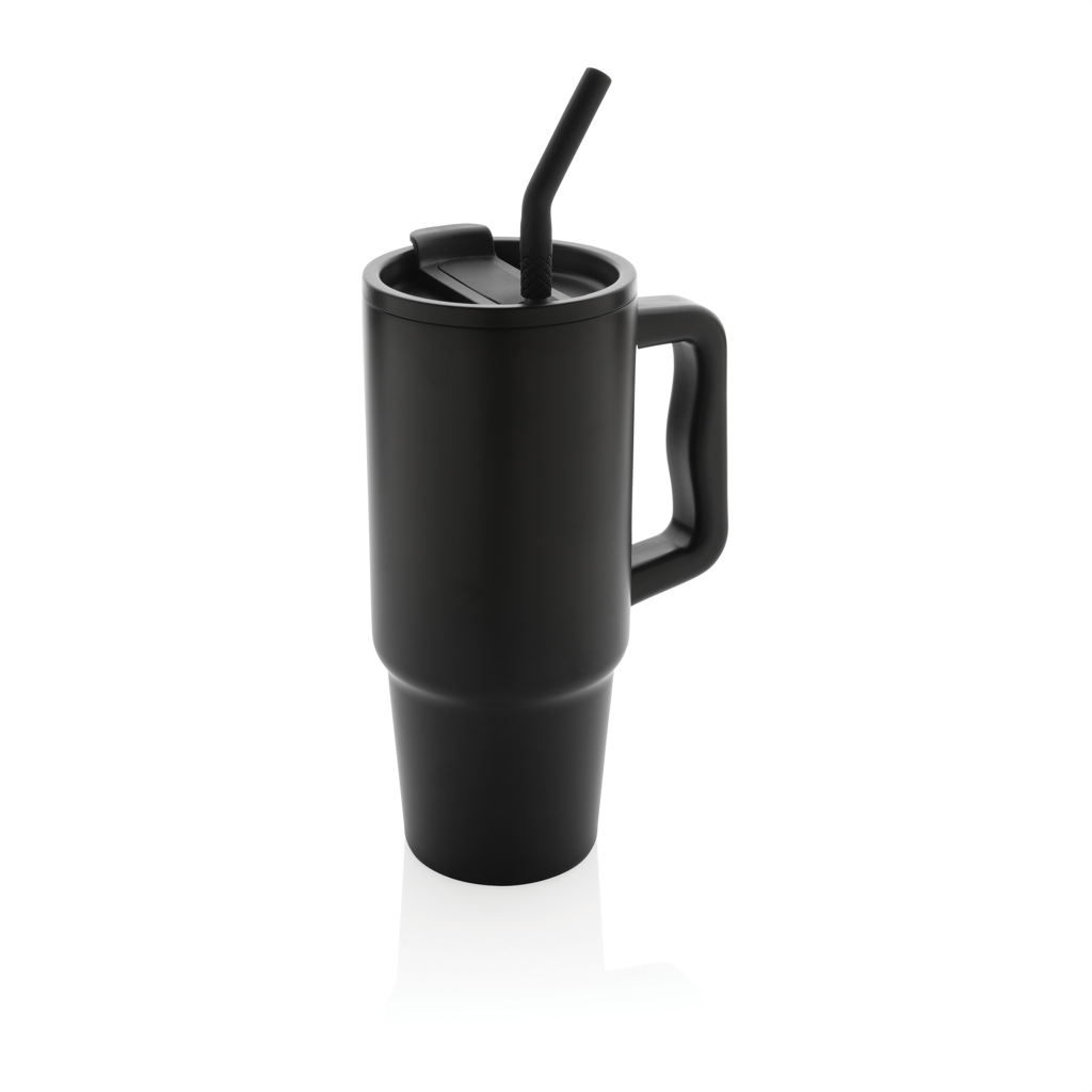 Embrace Deluxe termo čaša od recikliranog čelika RCS sa slamkom 900 ml