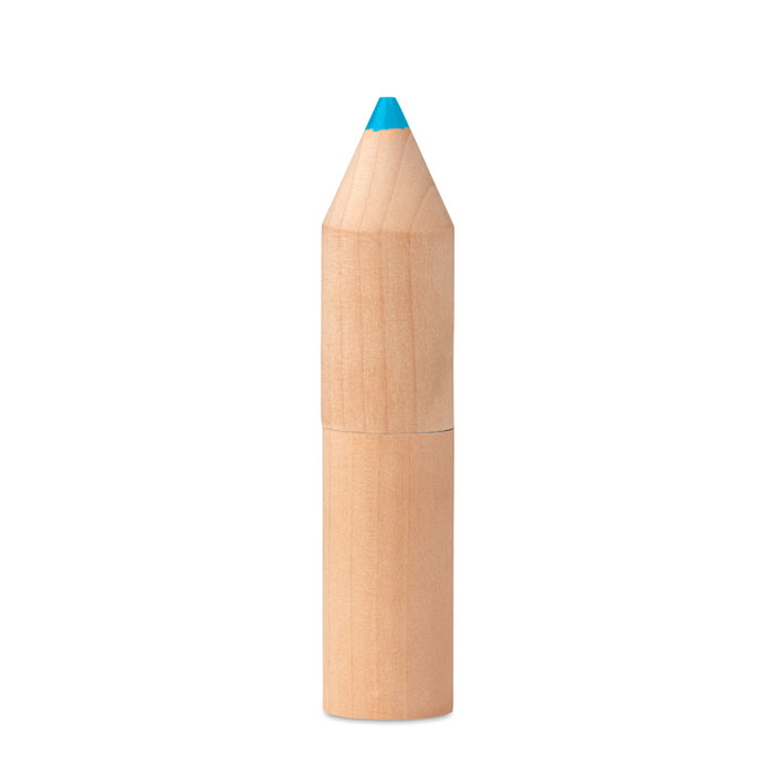 Petit Coloret set od 6 bojica u drvenoj kutiji