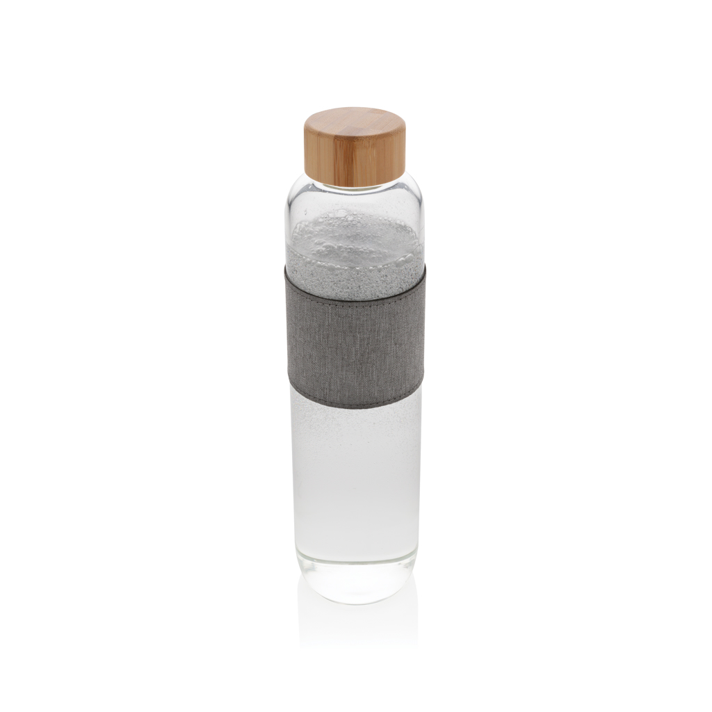 Impact boca od borosilikatnog stakla s poklopcem od bambusa 750 ml