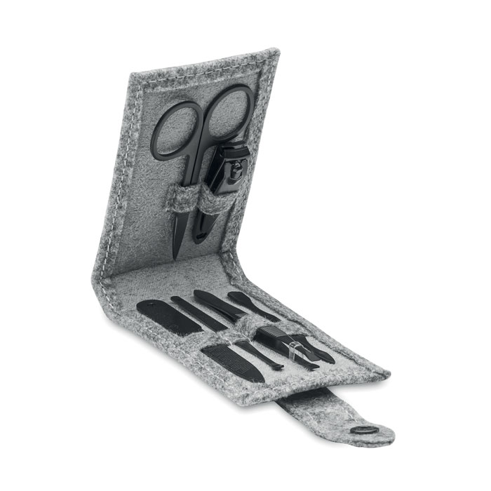 Nailkit Felt set za manikuru od 6 dijelova u torbici od RPET filca