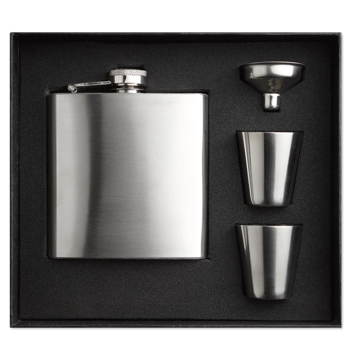 Slimmy Flask Set tanka pljoska s 2 čašice 175 ml