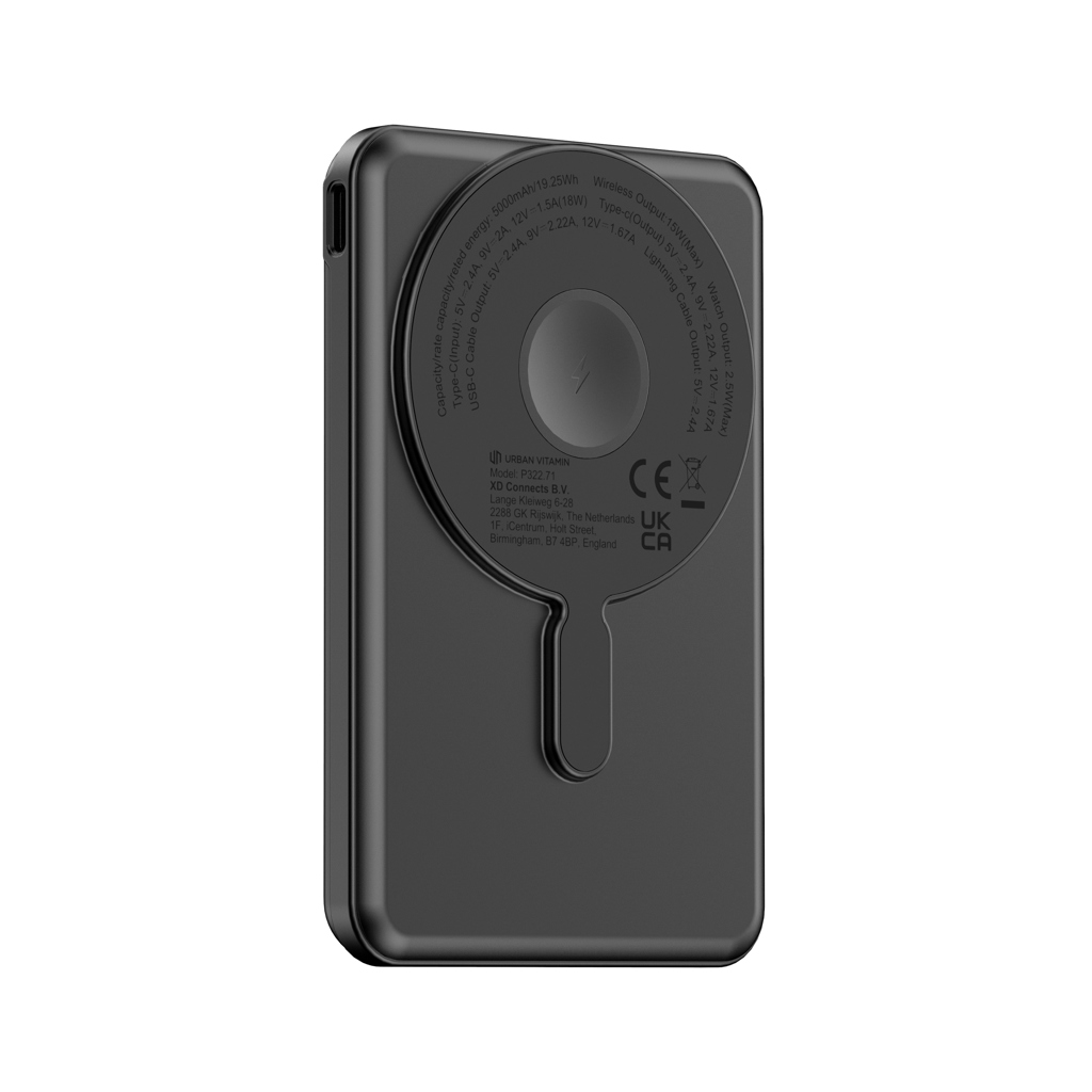 Urban Vitamin Redwood magnetski powerbank 5u1 5000 mAh 20 W PD