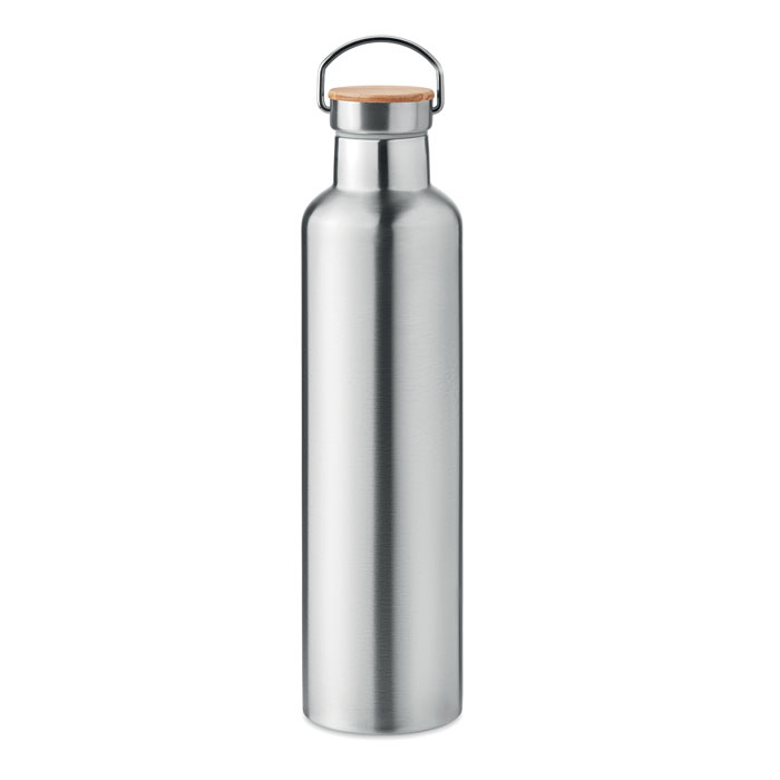 Helsinki Large termo boca s poklopcem od bambusa 1 L