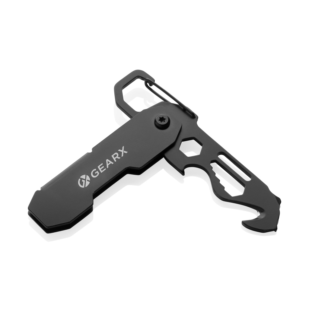 GearX sklopivi EDC alat s karabinerom i rezačem za pakete