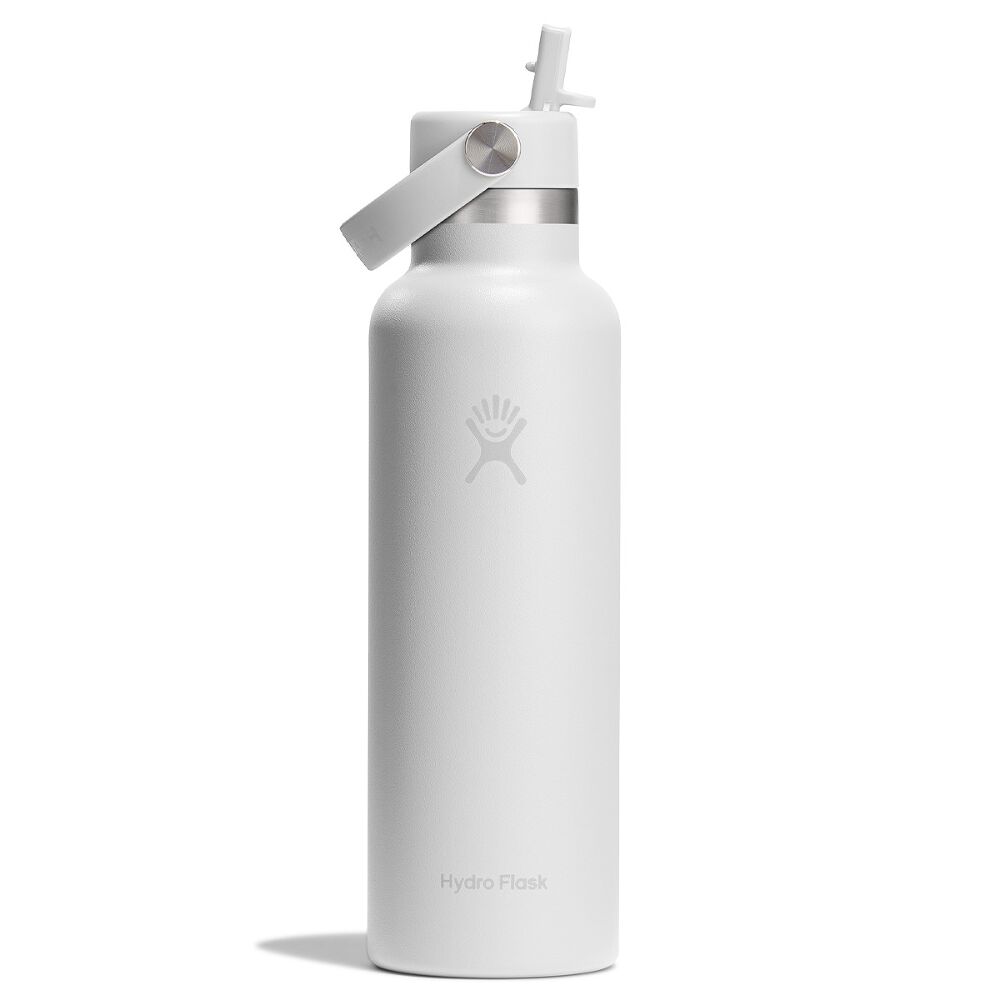 Hydro Flask Standard Mouth boca 621 ml s poklopcem sa slamkom, bijela