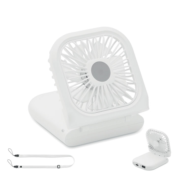 Standfan sklopivi ventilator za vrat s powerbankom 3000 mAh