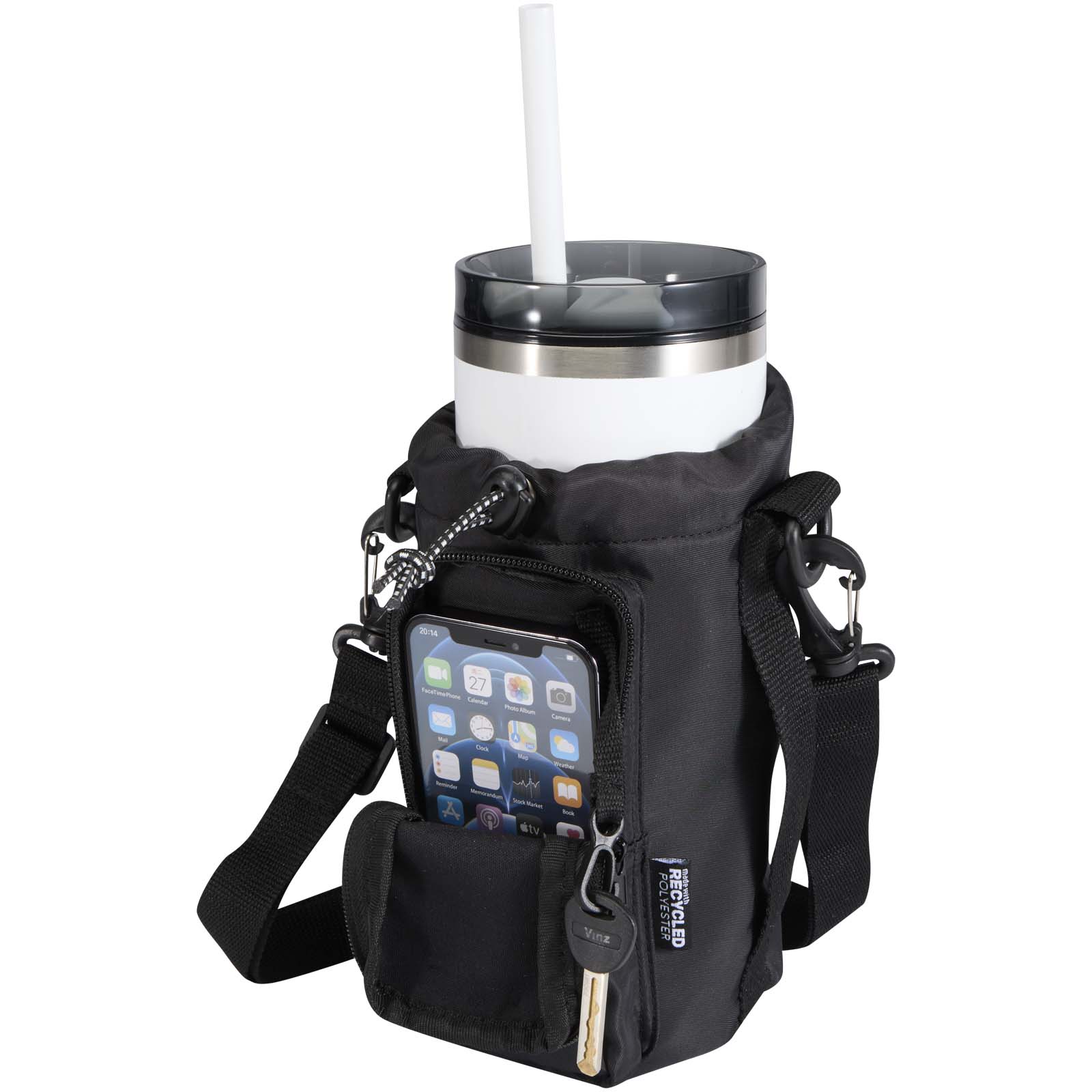 Trip AWARE™ vrećica za putnu bocu od recikliranog materijala, 2 L