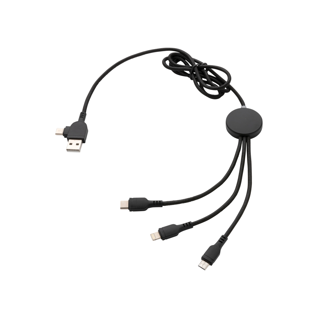 Kabel 6 u 1 sa svjetlećim logotipom
