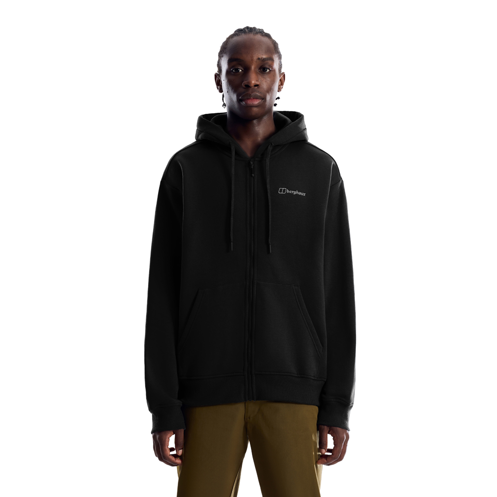 Berghaus Essential Logo muška dukserica s kapuljačom i patentnim zatvaračem