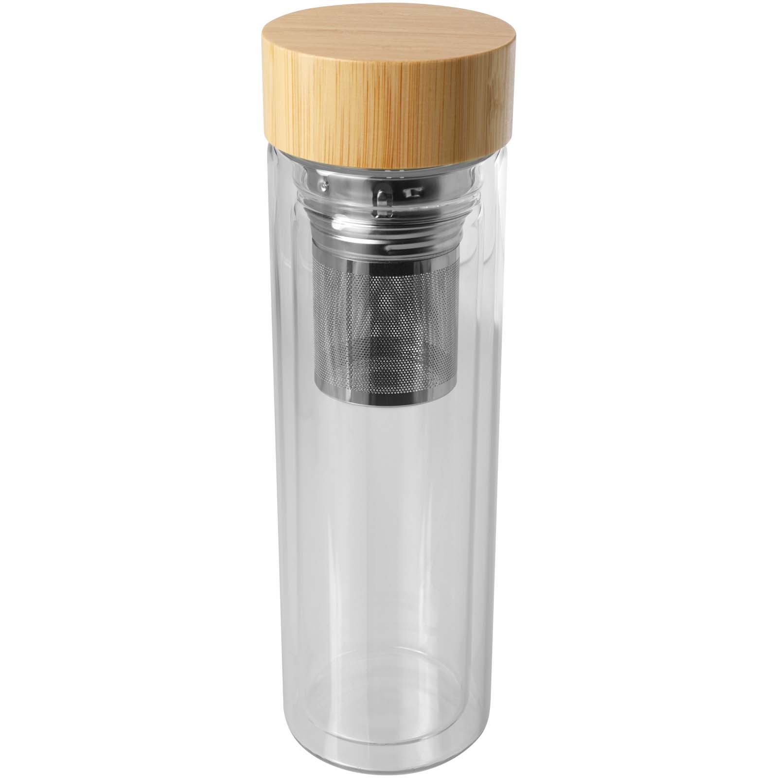 Bailey 400 ml boca s infuzorom od borosilikatnog stakla s bambusovim poklopcem