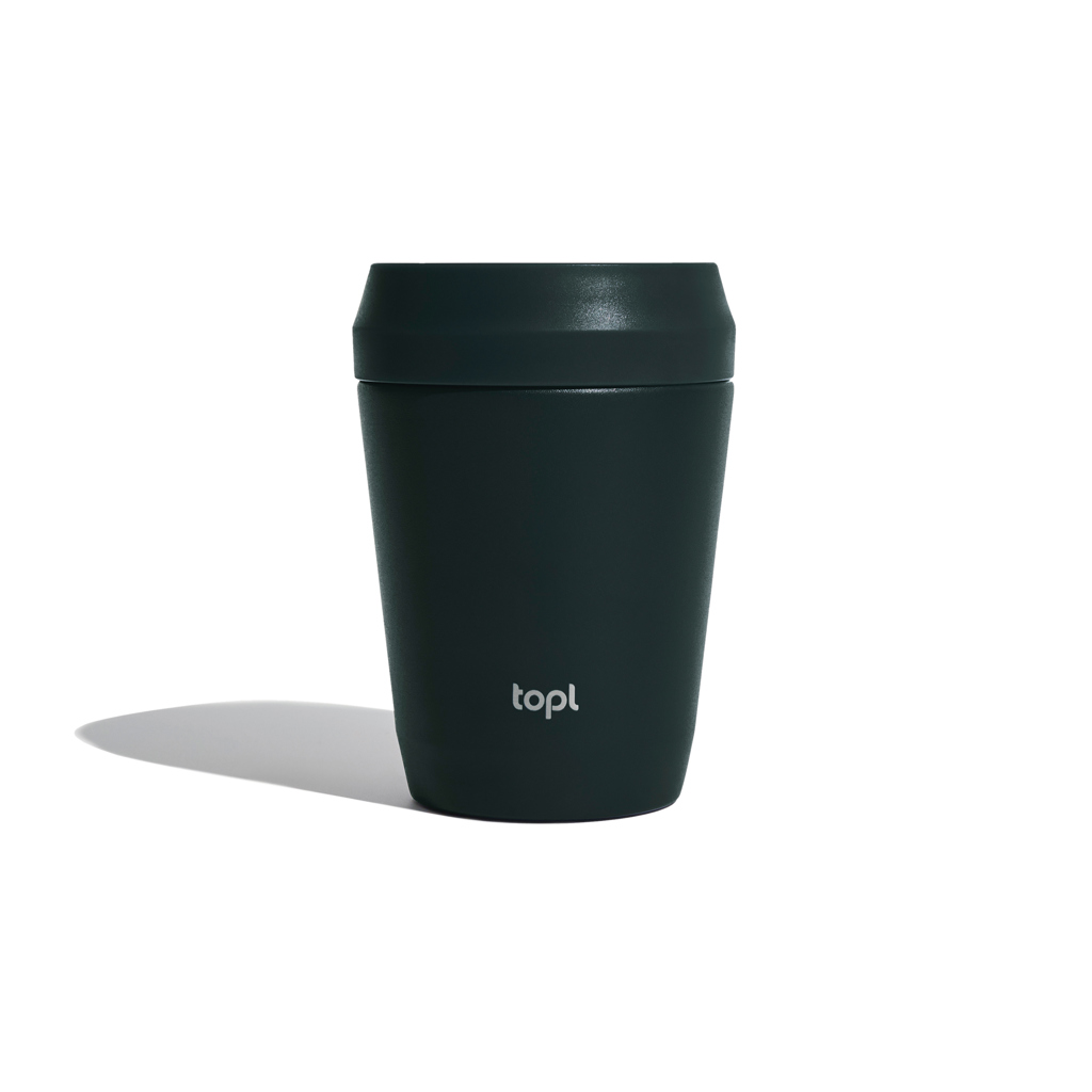 Topl To Go čaša od recikliranog čelika s patentiranim poklopcem 360°, 235 ml