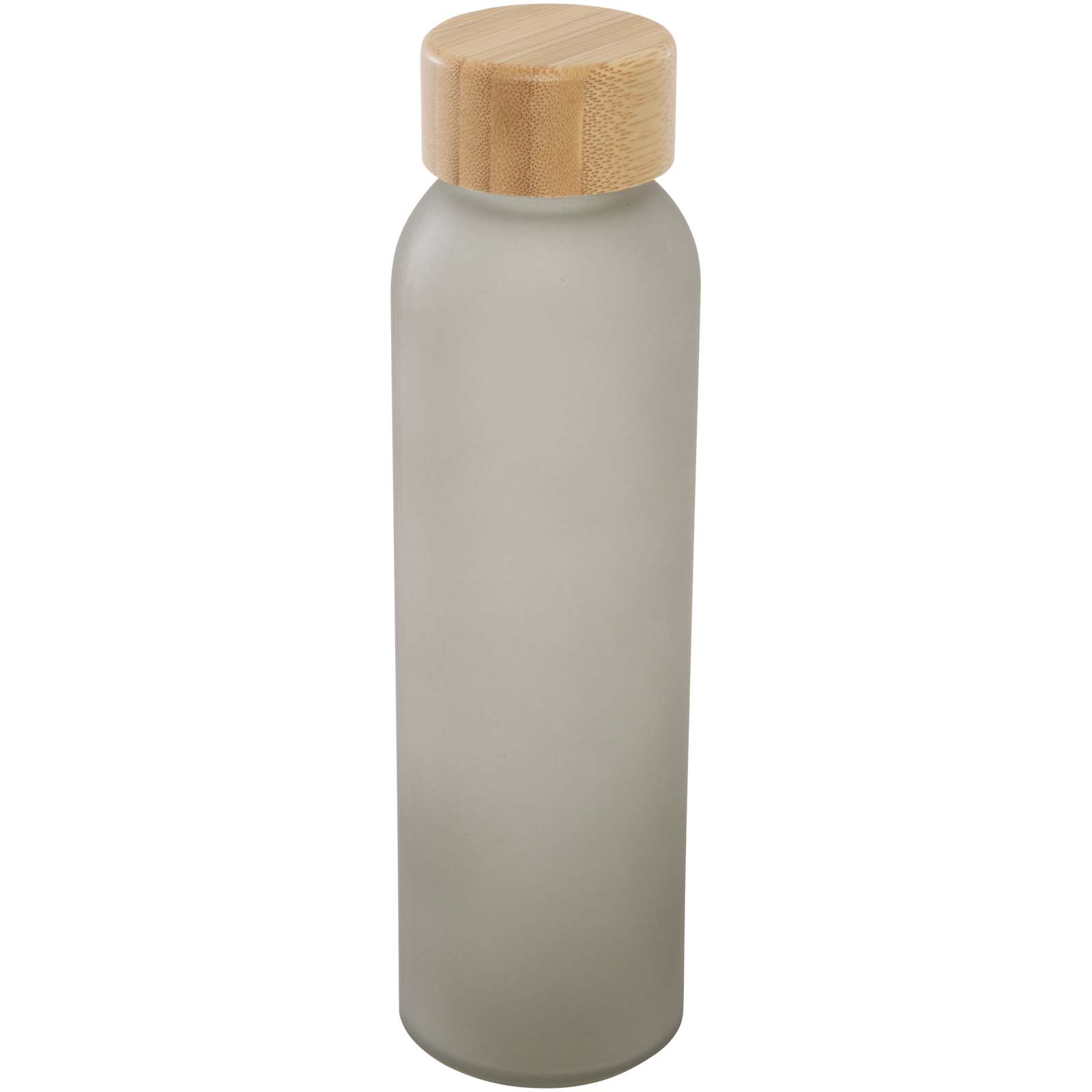 Lume 500 ml matirana staklena boca od soda-vapnenca s bambusovim čepom