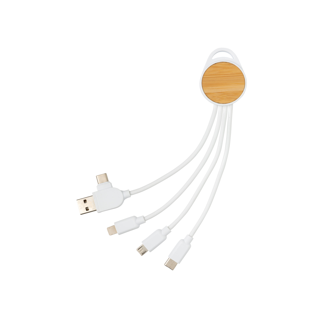 Ontario RCS okrugli kabel 6 u 1 od bambusa, kratki