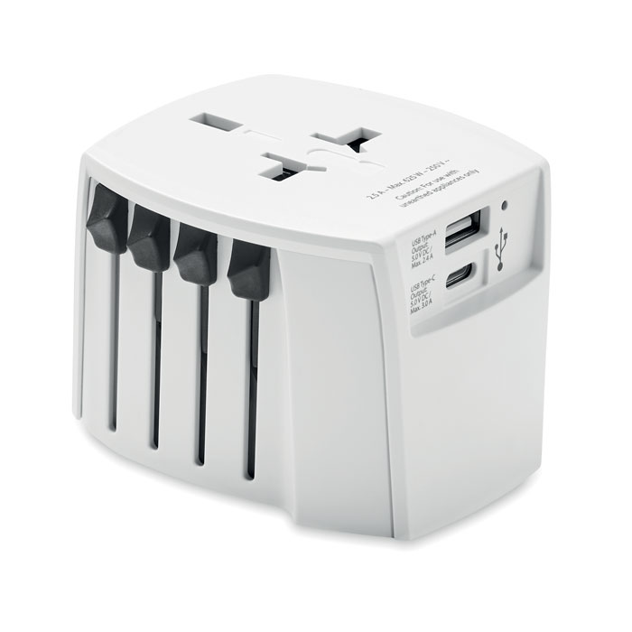SKROSS MUV USB A/C univerzalni putni adapter s USB-A i USB-C