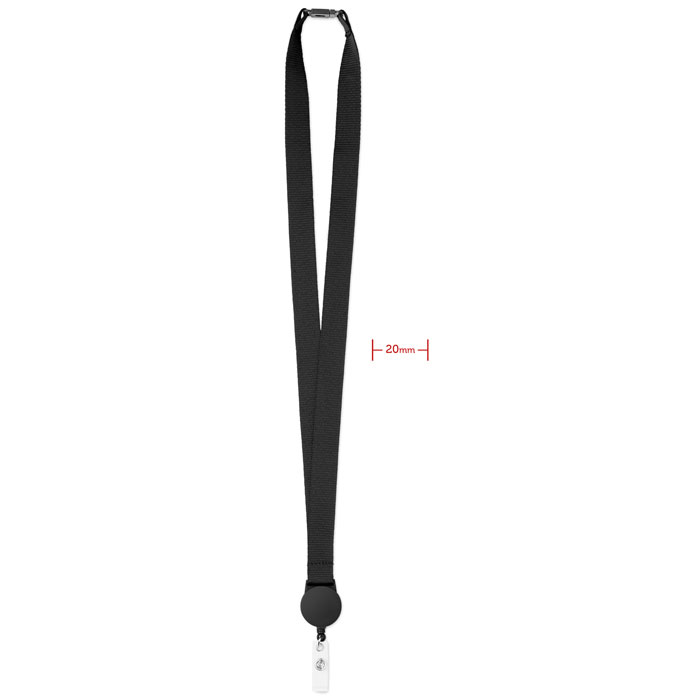 Zip Lanyard traka za oko vrata s rastezljivim držačem kartice