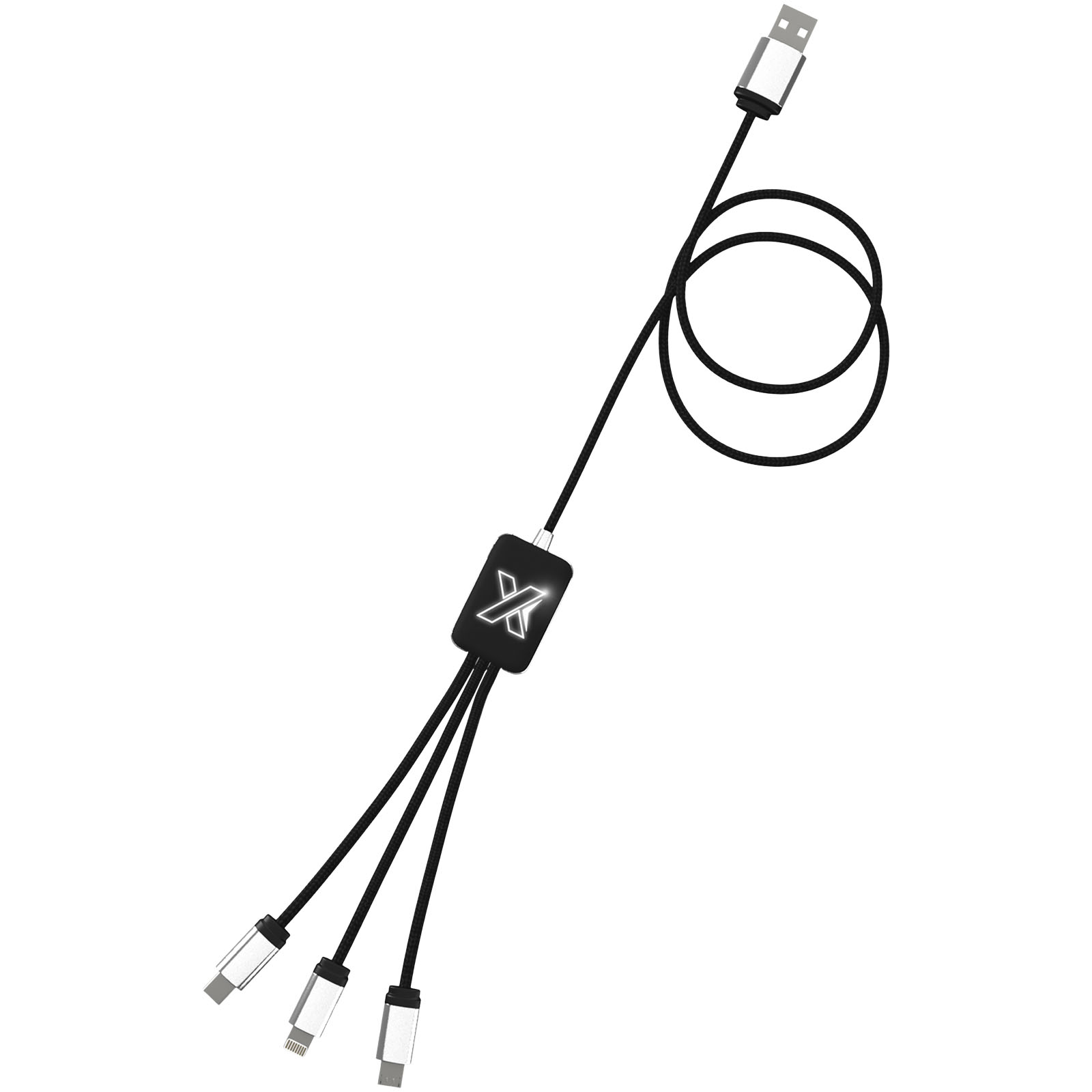 SCX.design C17 jednostavan kabel sa svijetlećim logom