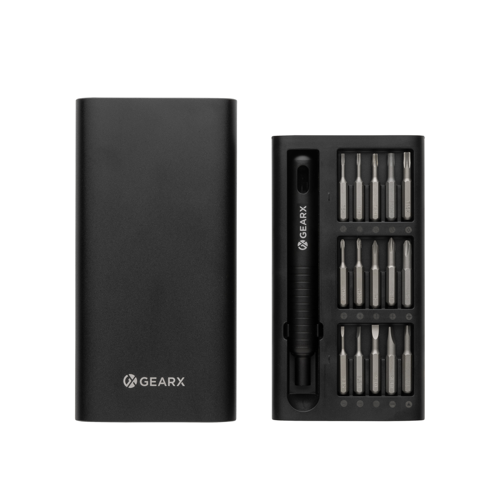 GearX set preciznih odvijača 31 u 1 u aluminijskoj kutiji