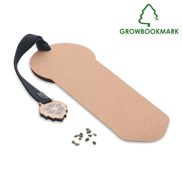 GROWBOOKMARK™ papirnati straničnik sa sjemenkama bora