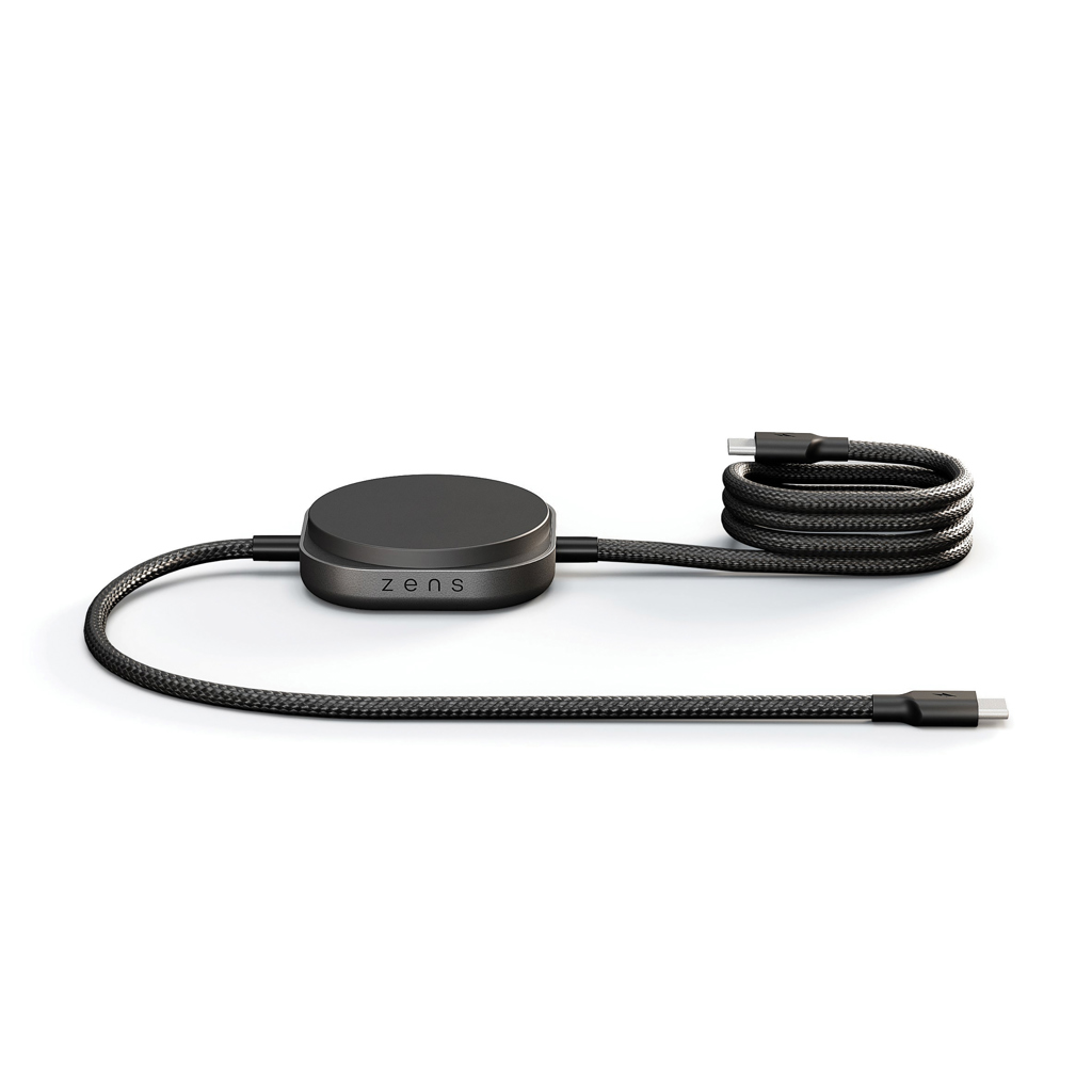Zens Pro 2 kabel USB-C na USB-C s bežičnim punjačem 15 W