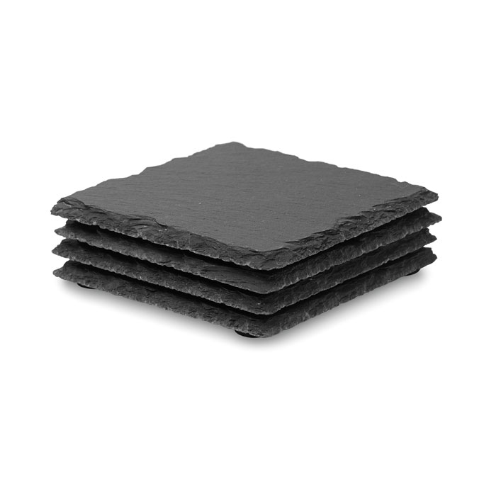 Slate4 set od 4 podmetača od škriljevca