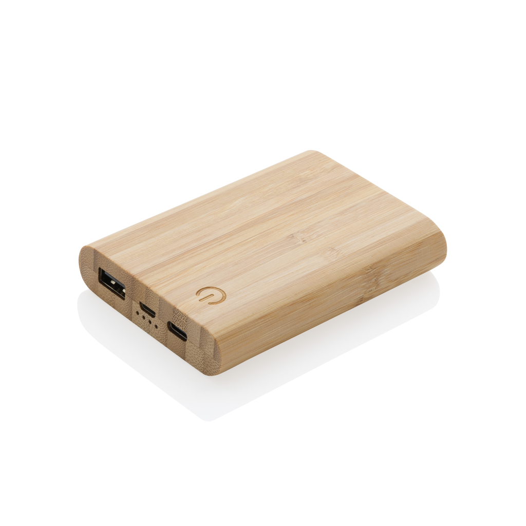 Powerbank 5.000 mAh s kućištem od bambusa