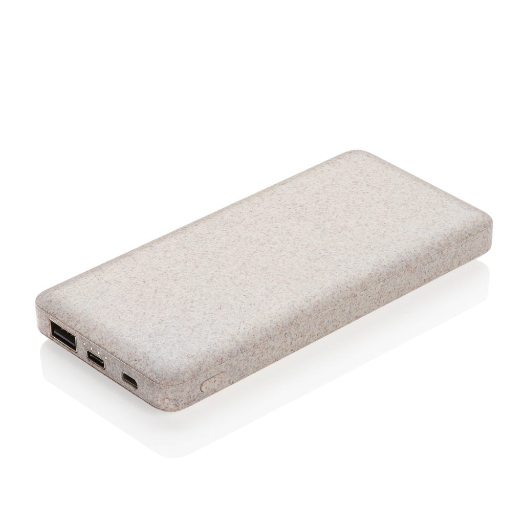 Ultratanki powerbank 10.000 mAh od pšenične slame