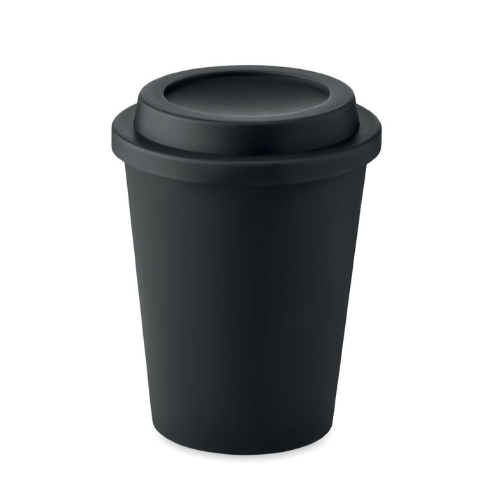 Sora dvostjena čaša od PP-a s poklopcem 300 ml