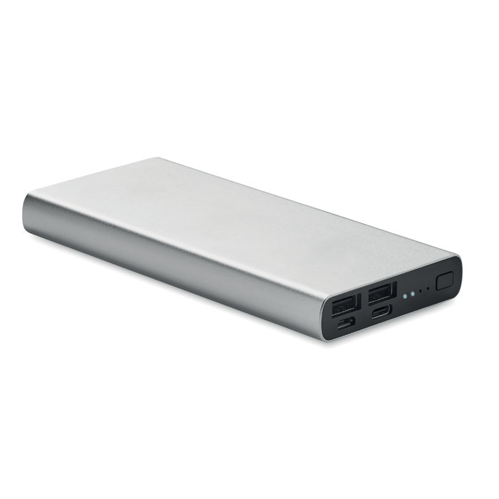 Powerflat 10C powerbank od recikliranog aluminija 10000 mAh
