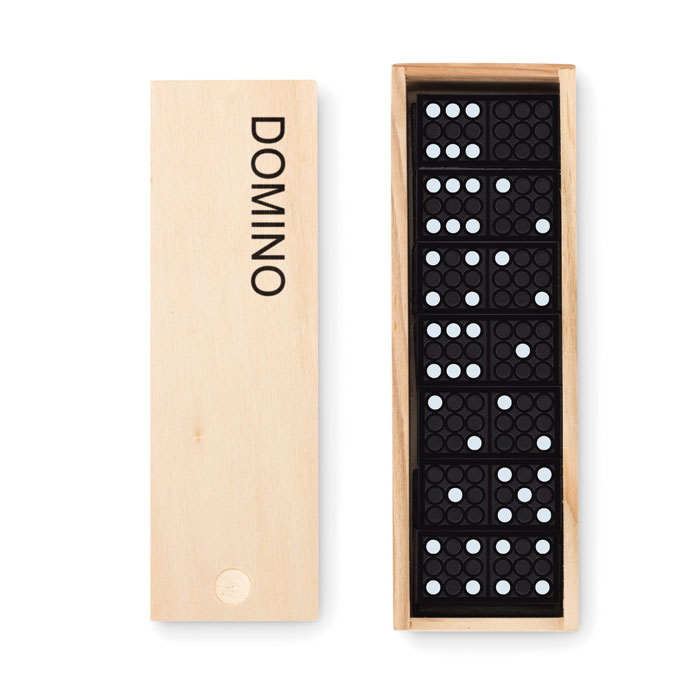 Domino set od 28 pločica u drvenoj kutiji