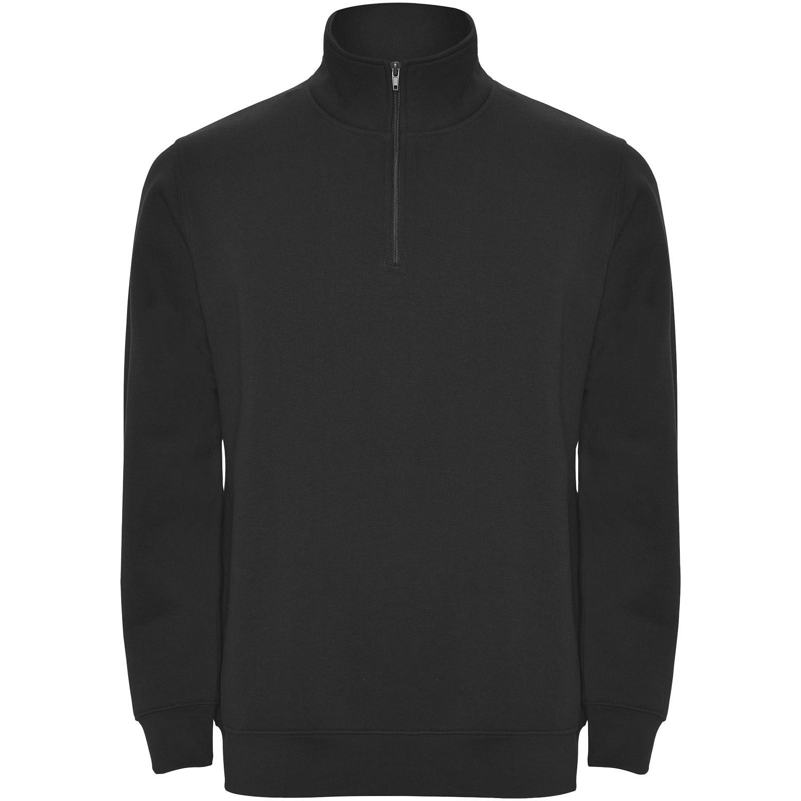 Aneto unisex dukserica s visokim ovratnikom i kratkim patentnim zatvaračem 280 g/m²