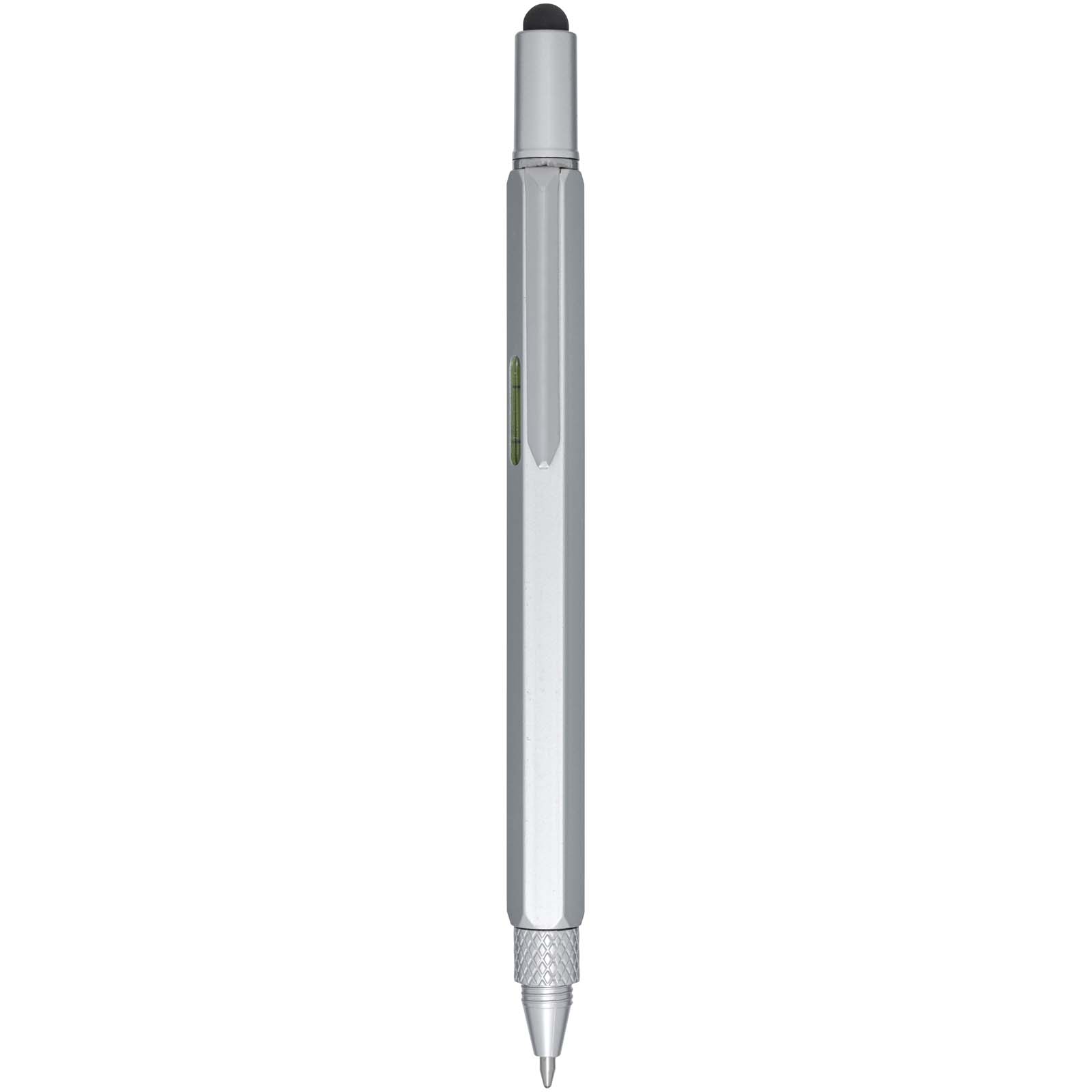 Dora višenamjenska kemijska olovka od recikliranog aluminija (crna tinta)