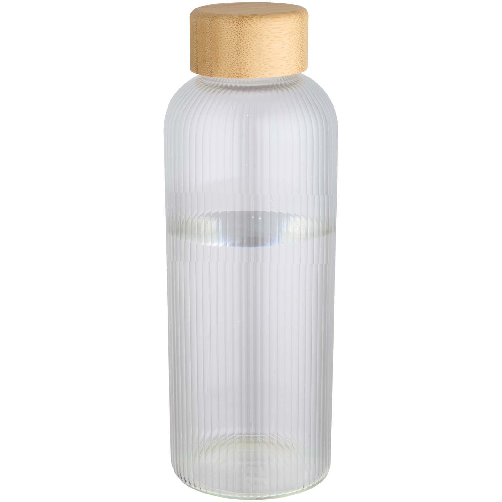 Mirage 650 ml jednostruka staklena boca od borosilikatnog stakla s bambusovim poklopcem