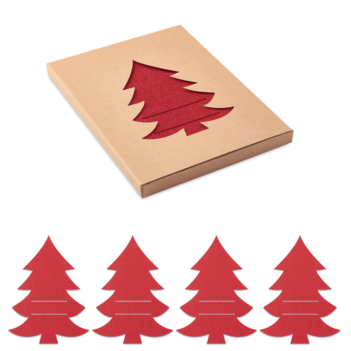 Treesguard set od 4 držača za pribor za jelo od RPET filca