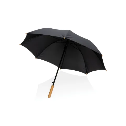 Impact AWARE™ RPET 190T automatski kišobran s bambusovom ručkom 23''